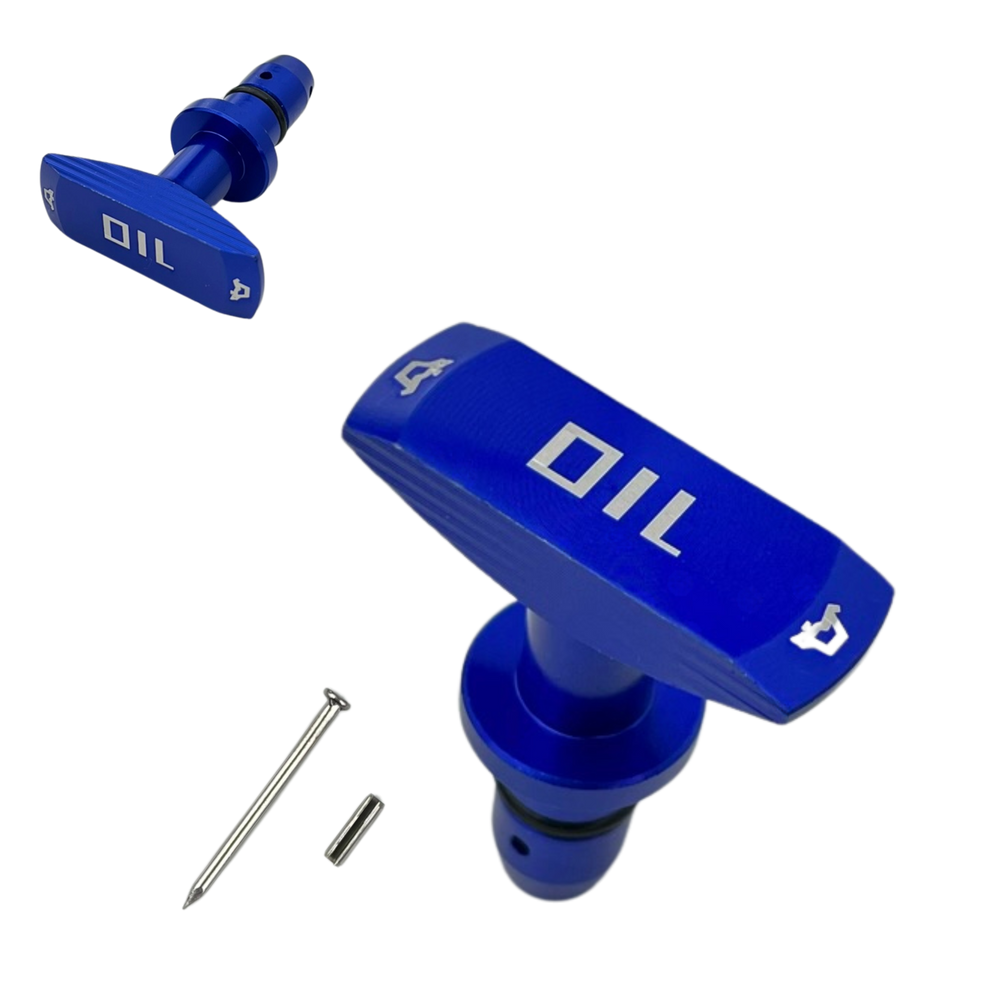 Puxador Vareta Óleo Motor Tuning Universal Azul Automotivo M