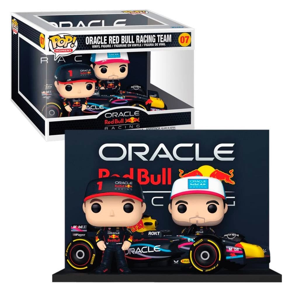 Funko Pop Fórmula 1 Red Bull Racing Team 07 Sergio e Max