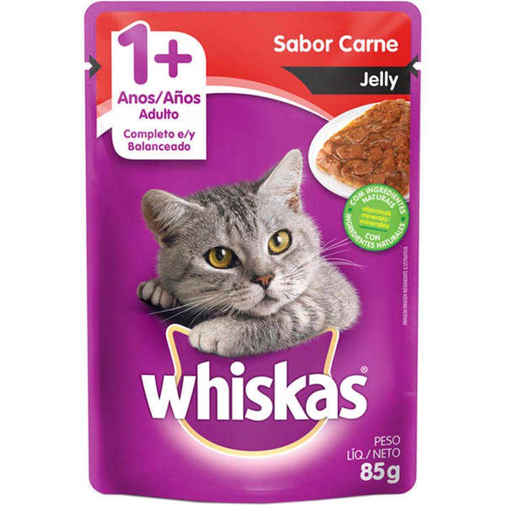 Whiskas Sache Jelly Carne 85 g