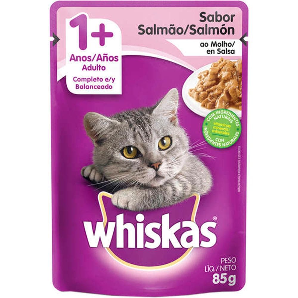 Whiskas Sache Salmão 85 g
