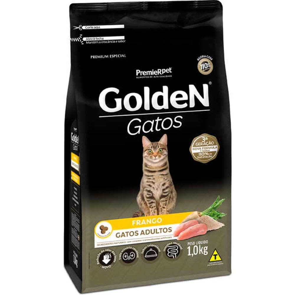 Golden Gatos Ad. Frango 1 Kg