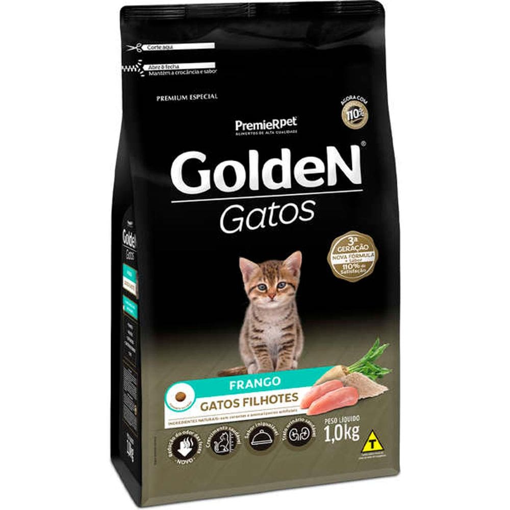 Golden Gatos Filhotes 1 Kg