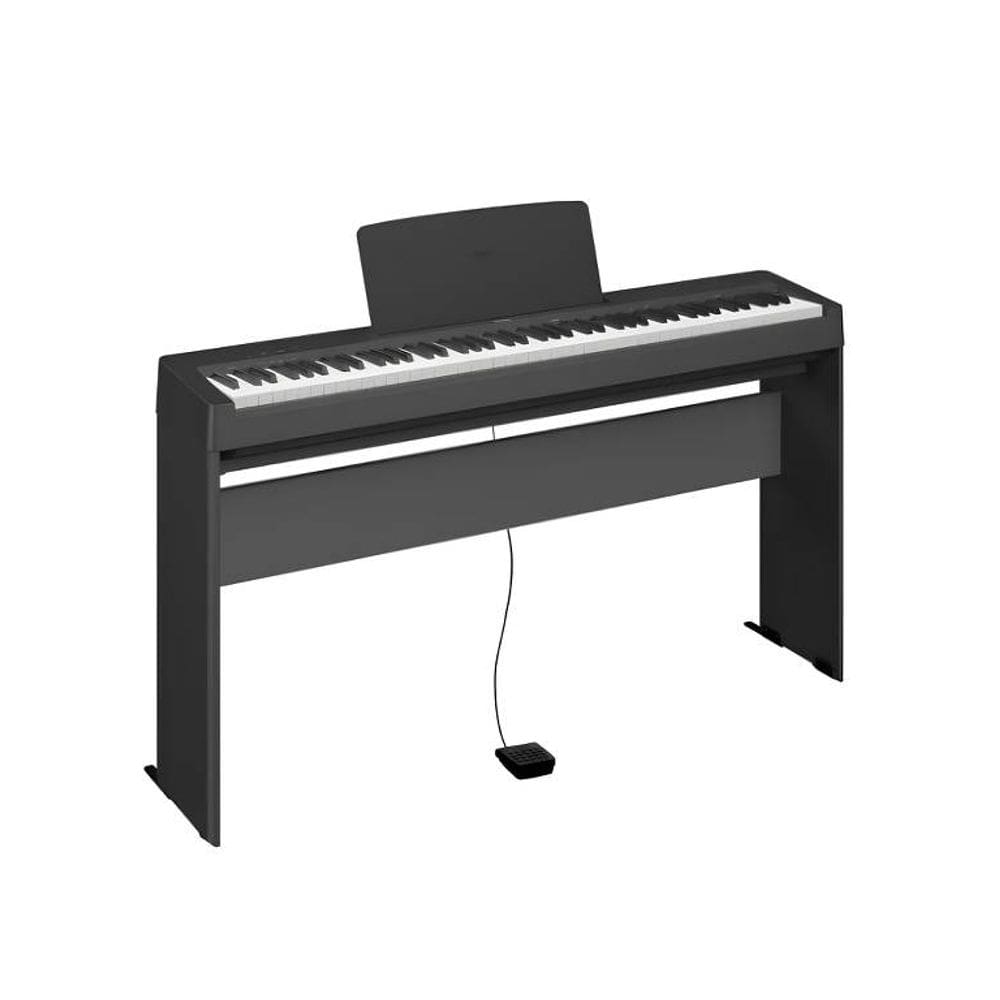 Piano Digital Yamaha P-145  - 88 Teclas GHC Toque Realista + Estante L-100 Yamaha + Pedal Sustein