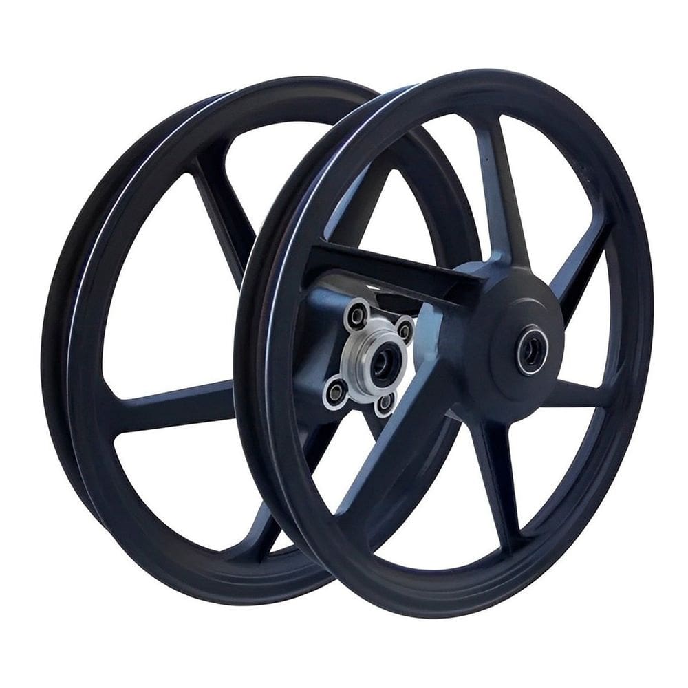 Roda Liga Leve Titan Fan 125 00 A 08 Lona 6 Palitos Preta
