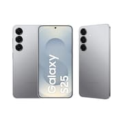 Celular Samsung Galaxy S25 5G, 128GB, 12GB RAM, Câmera Tripla de 50+12+10, Tela Grande de 6.2” - Prata