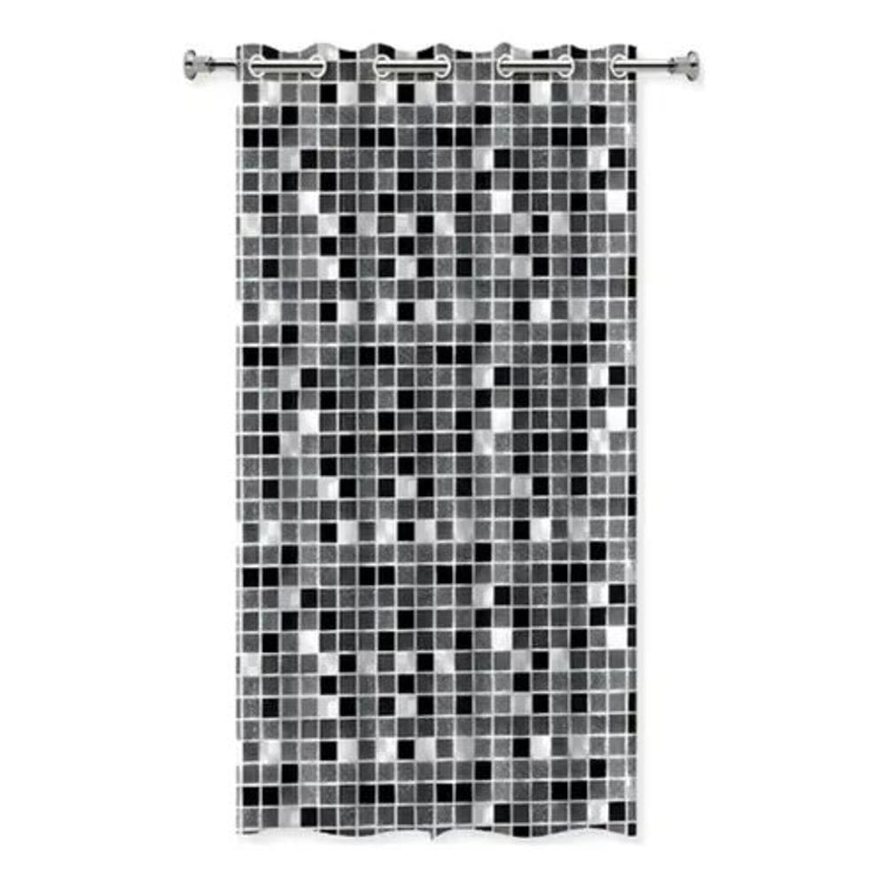 Cortina Banheiro Lavável Impermeável Translucida Pvc Premium