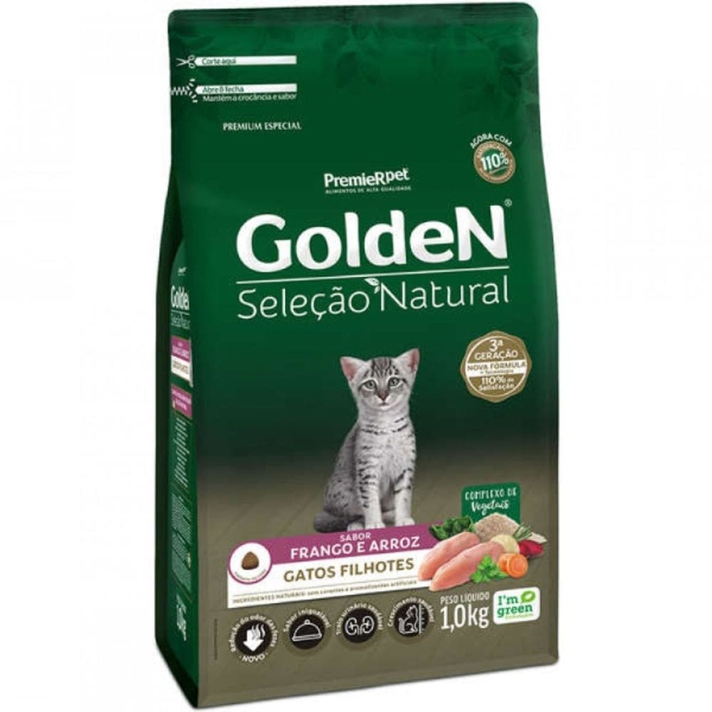 Golden Seleçao Nat. Gatos Filh. 1 Kg