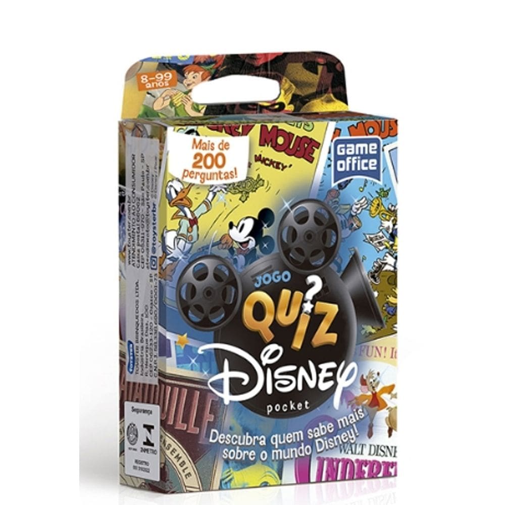 Jogo Quiz Da Disney