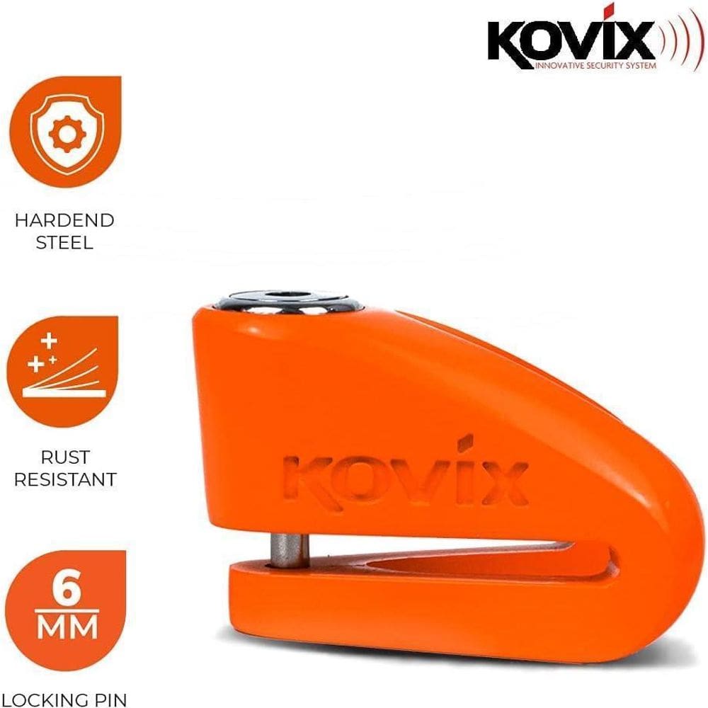 Trava De Disco Com Alarme - Kovix Kvz1 - Fo