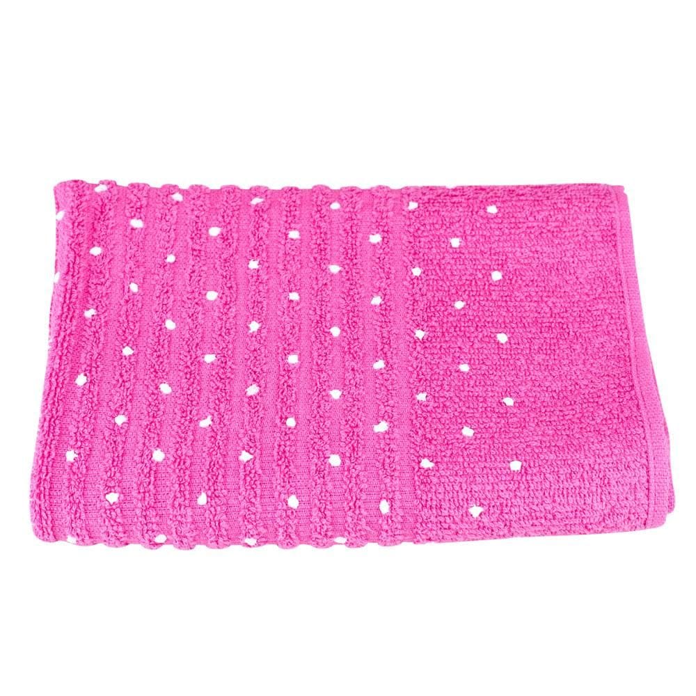 Toalha Piso de Banheiro 50x70cm Atlântica Basic Frutas Vermelhas