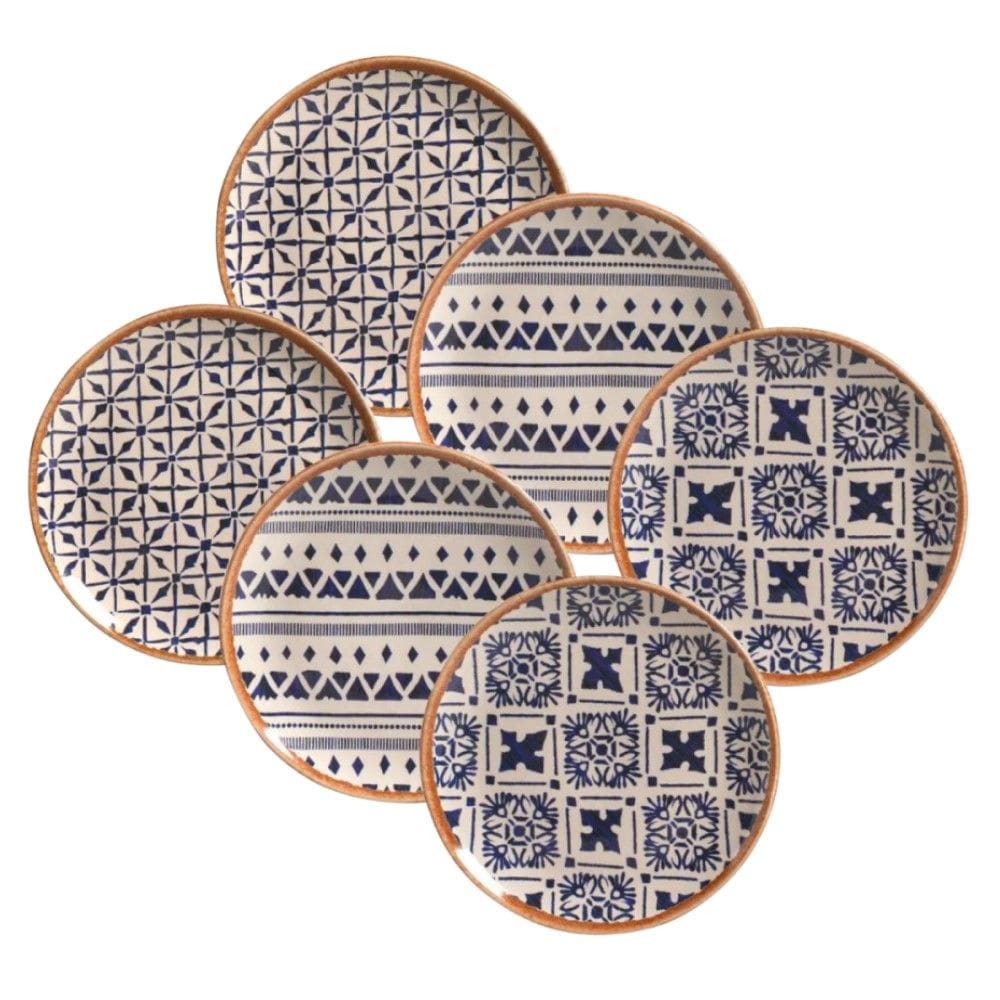 Conjunto de Pratos de Sobremesa 06 Peças Coup New Asteca Porto Brasil