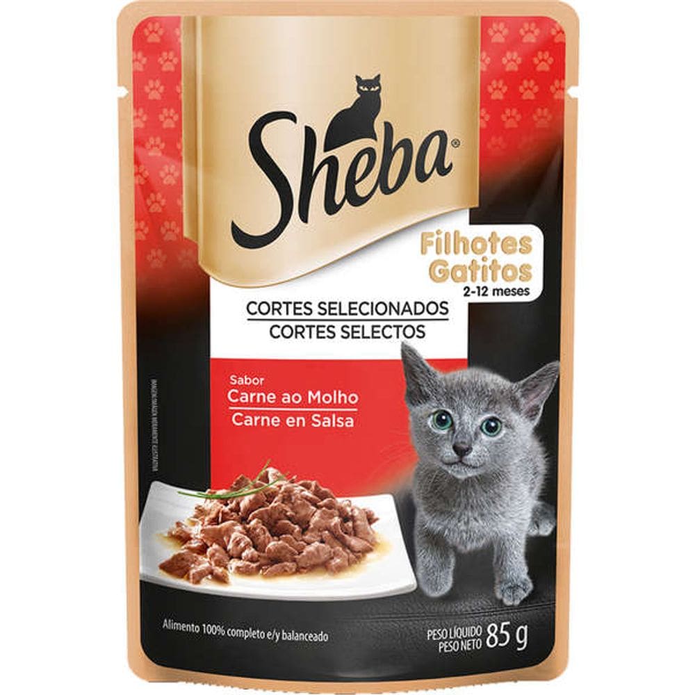 Sheba Sache Cat Fil. Carne 85g