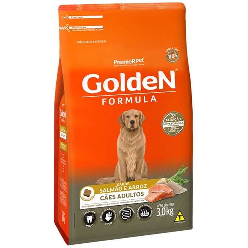Golden Caes Ad. Salmao 3 Kg