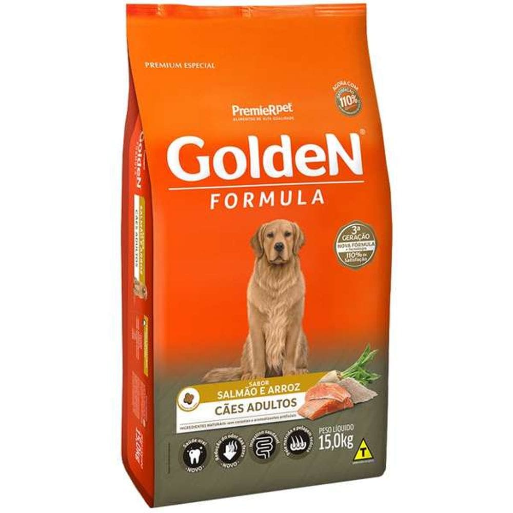 Golden Caes Ad. Salmao 15 Kg