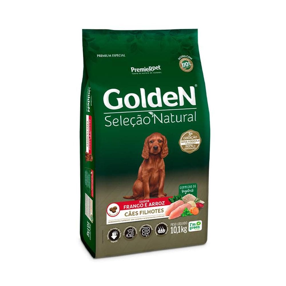 Golden Seleção Nat. Caes Filhote 10,1 kg