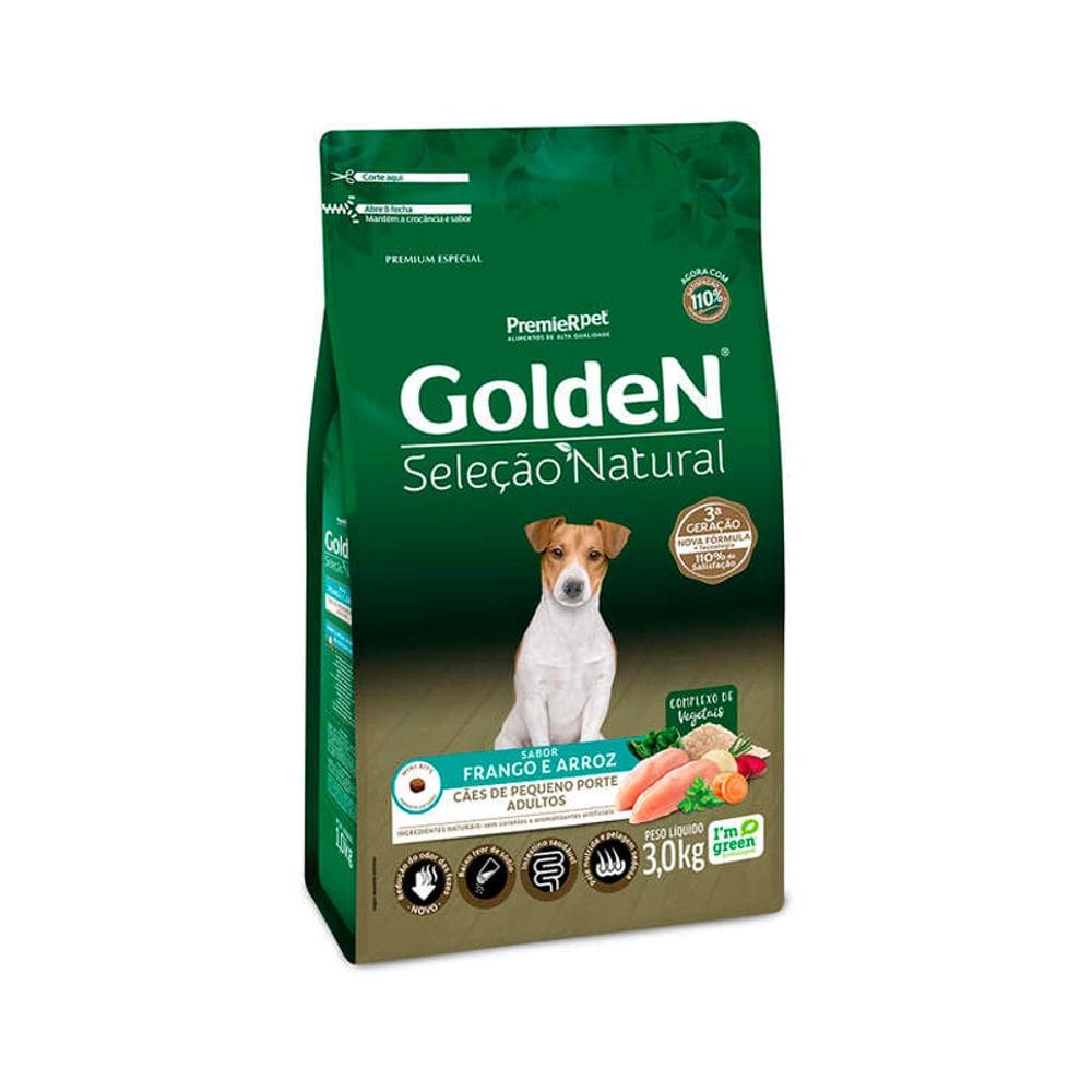 Golden Seleçao Nat. Caes Ad. M.B 3 Kg