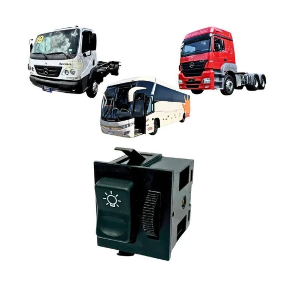 Botão Interruptor Do Farol Mercedes Accelo Axor 6955458914
