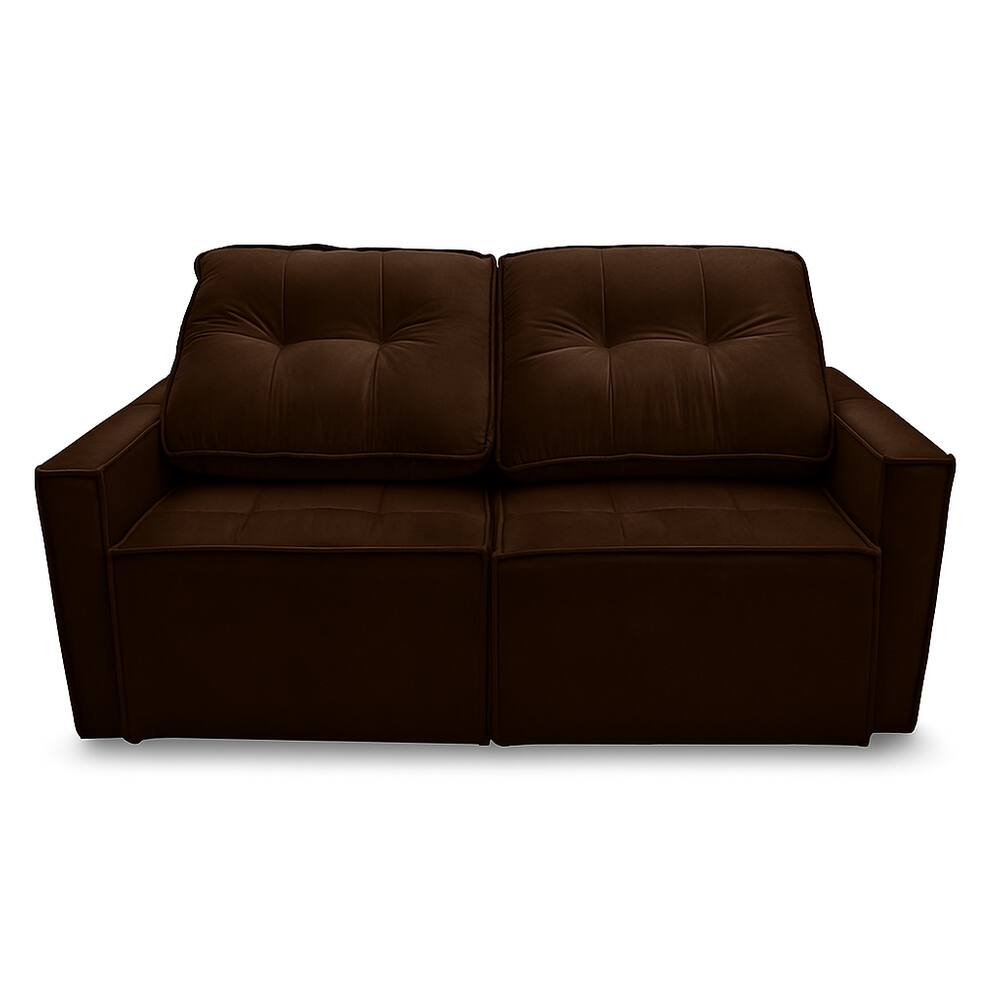 Sofá Retrátil Reclinável 2 Lugares para Sala Suede