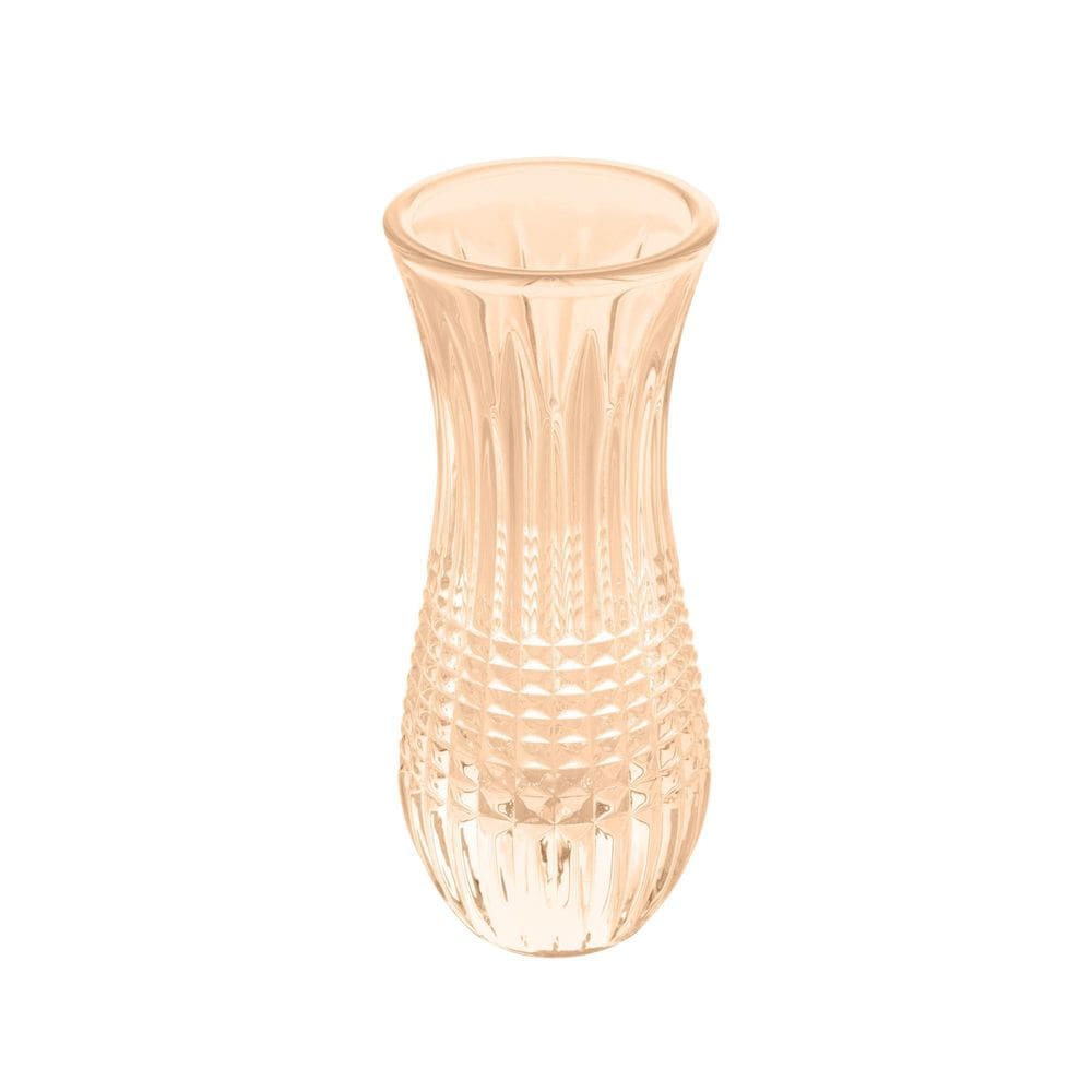 Vaso Cristal Queen Âmbar 6X15Cm