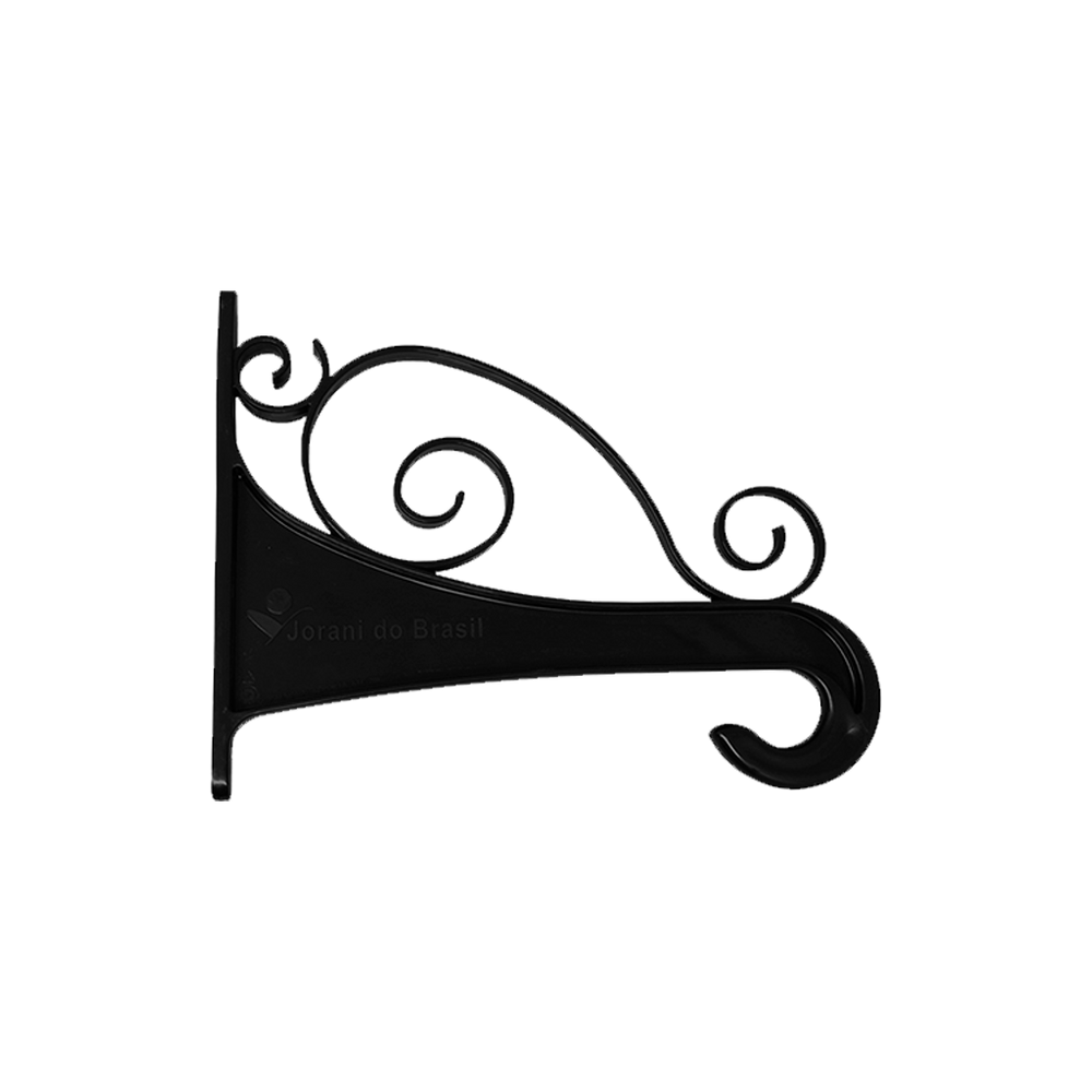 Suporte  de Plantas Gancho Plástico Hercules N3 Preto 37016