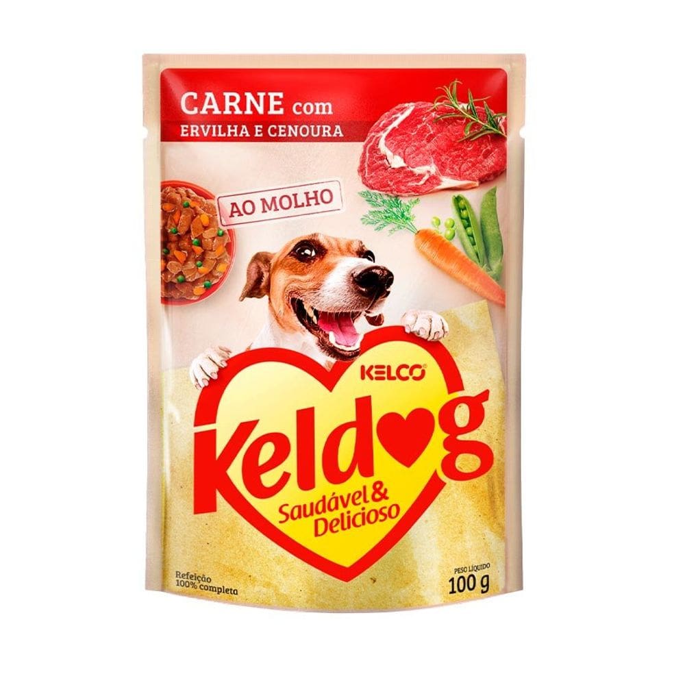 Keldog Sache Carne ao Molho 100g