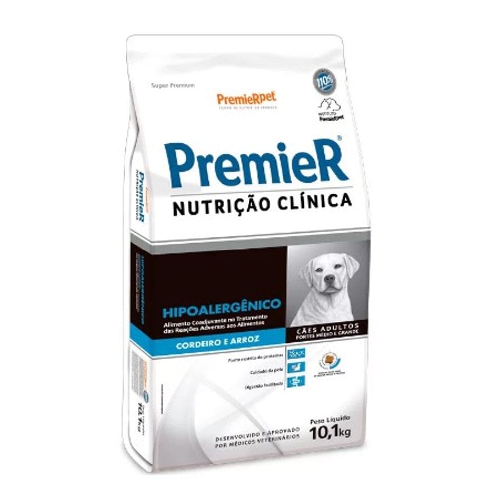 Premier Nutr. Clin. Caes Hypo. Cordeiro 10,1 Kg
