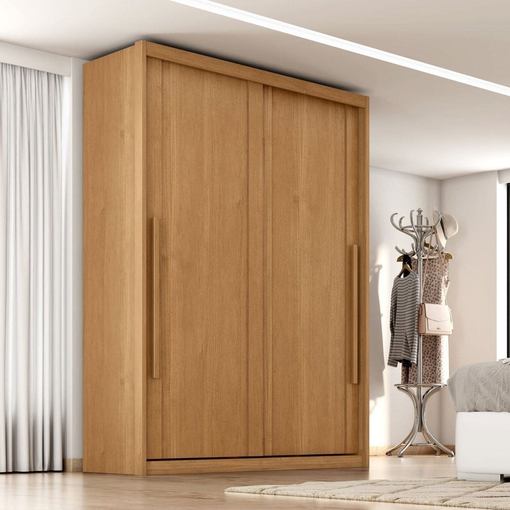 Guarda-roupa Mdf 2 Portas 3 Gavetas Splendido Cinamomo