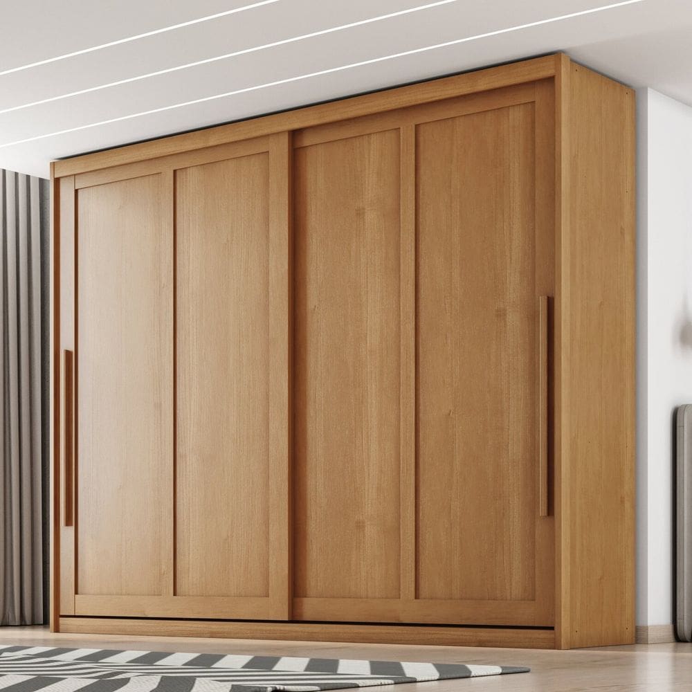 Guarda-roupa Mdf 2 Portas 6 Gavetas Atraente Cinamomo