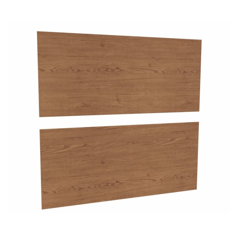 Conjunto Painel 2 Unidades 100% Mdf Complemento Cedro