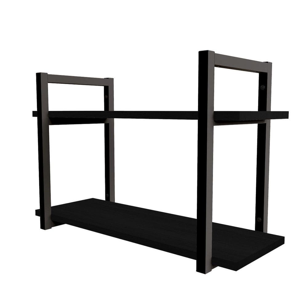 Kit Prateleira para Sala de Estar Decore Preto