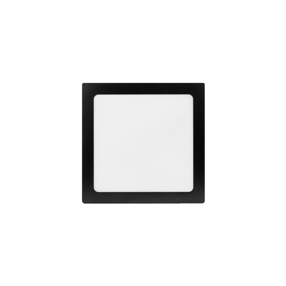 Painel Led Quadrado Embutir 18w 4000k Foxlux Preto