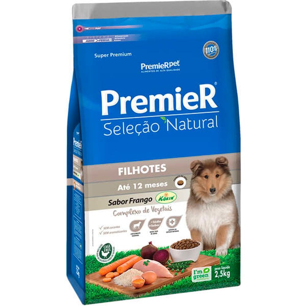 Premier Seleçao Natural Caes Fil. 2,5 Kg