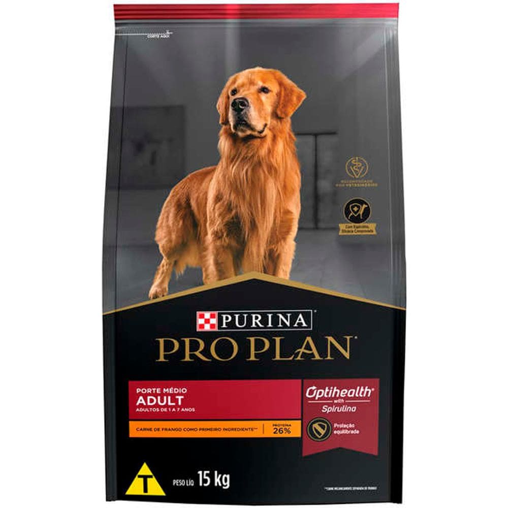 Pro Plan Dog Ad. Médio15 Kg.