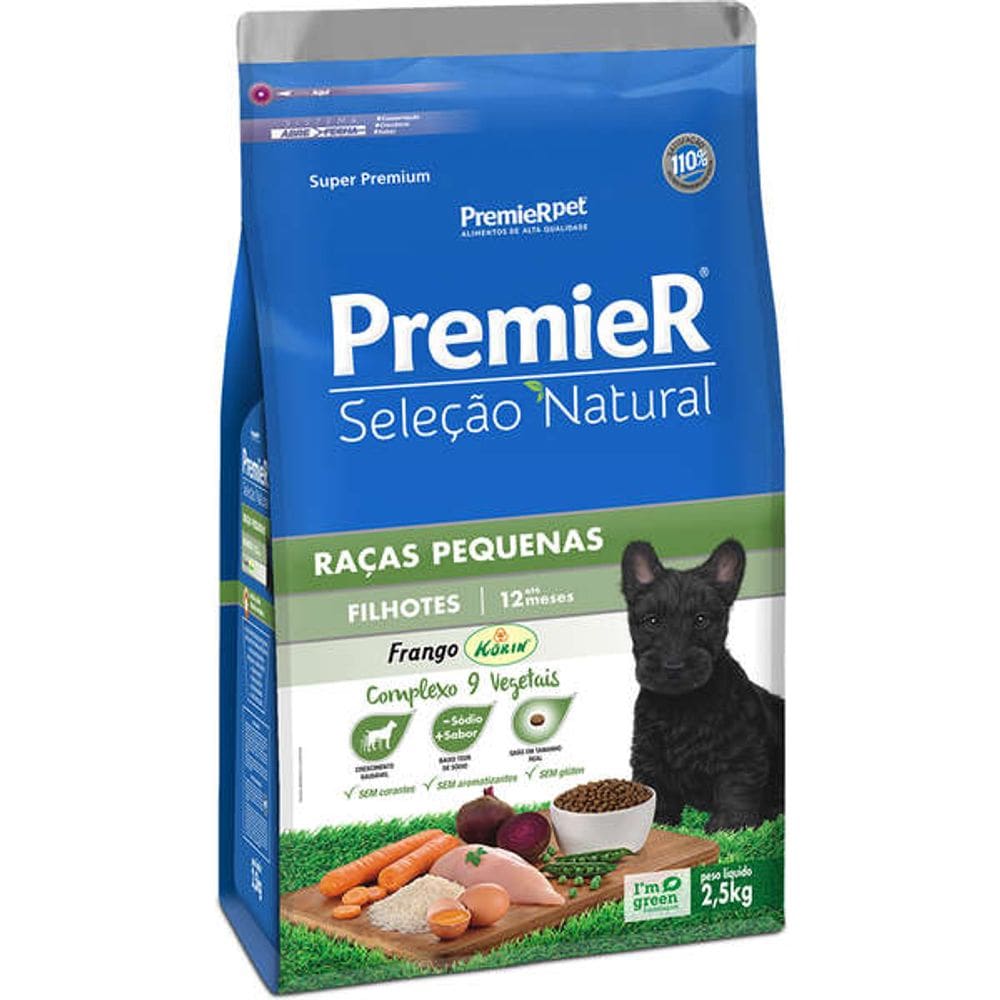 Premier Seleçao Natural Caes Fil. R.P. 2,5 Kg