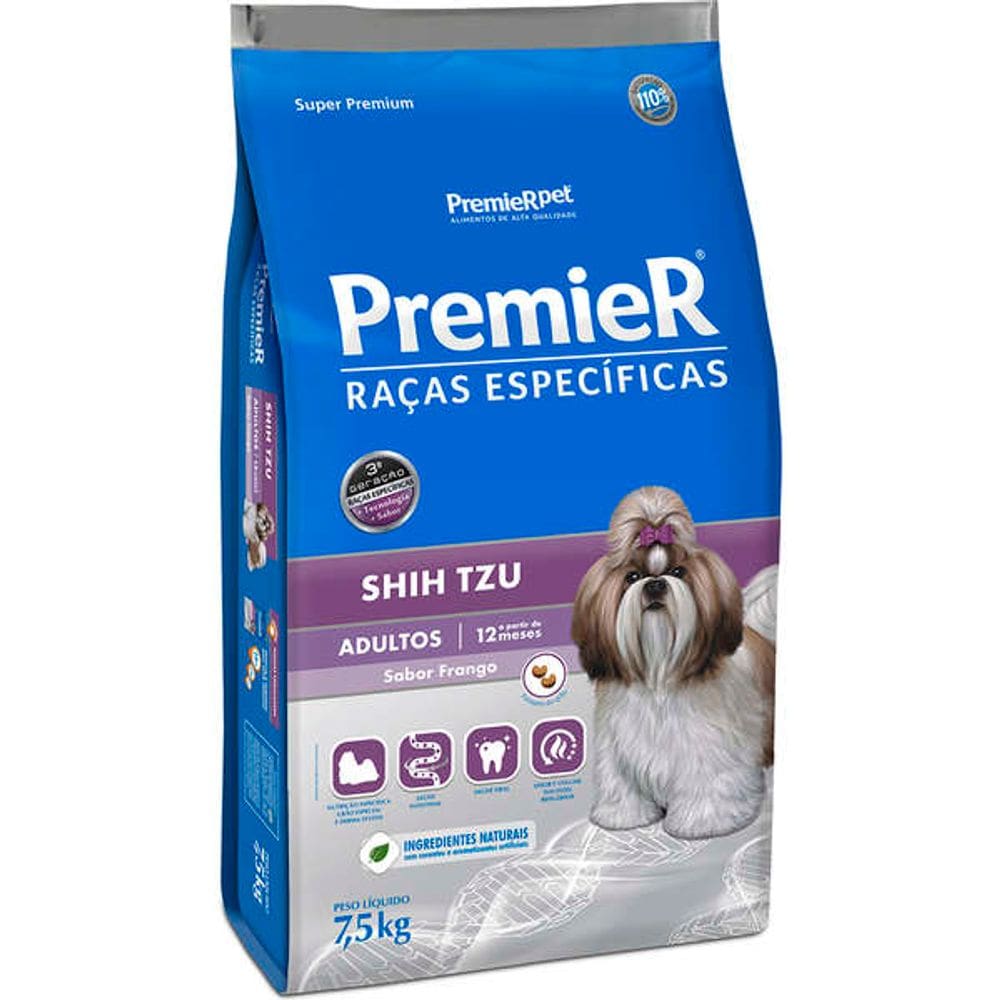 Premier Raças Shih Tzu Ad. 7,5 Kg