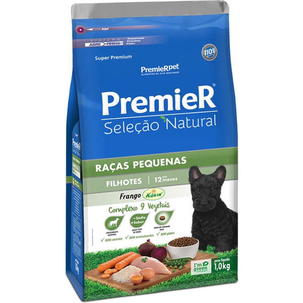 Premier Seleçao Natural Caes Fil. R.P. 1 Kg