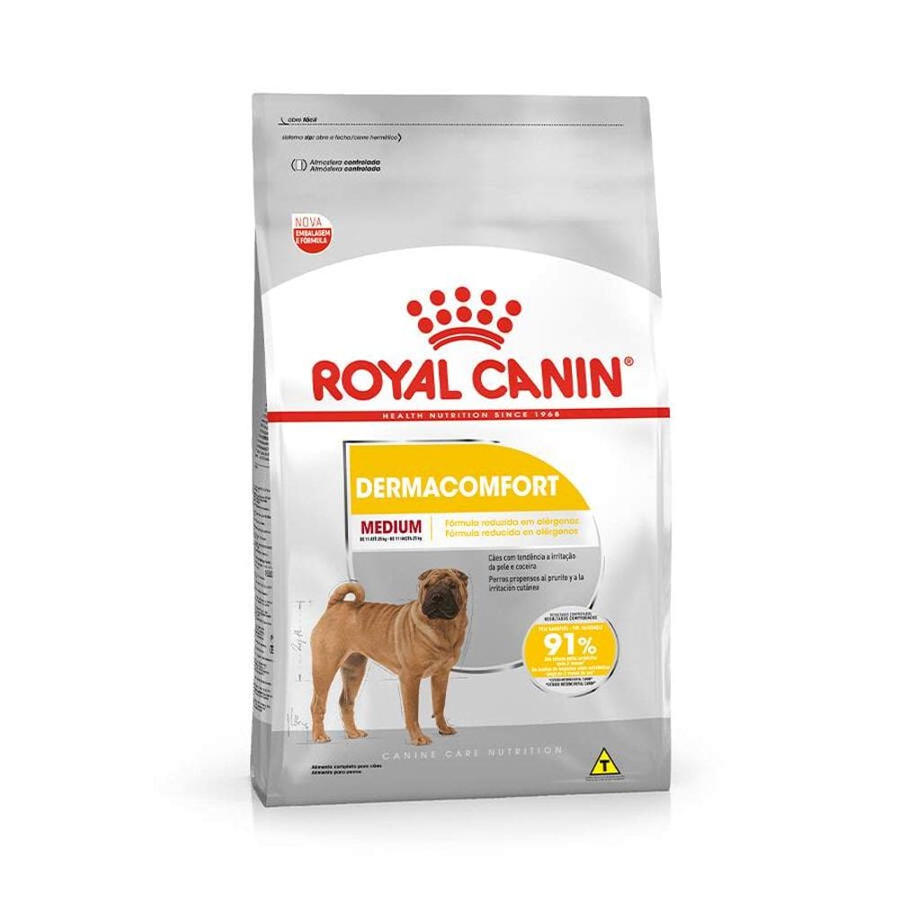 Royal Canin Cães Medium Dermacomfort 10Kg