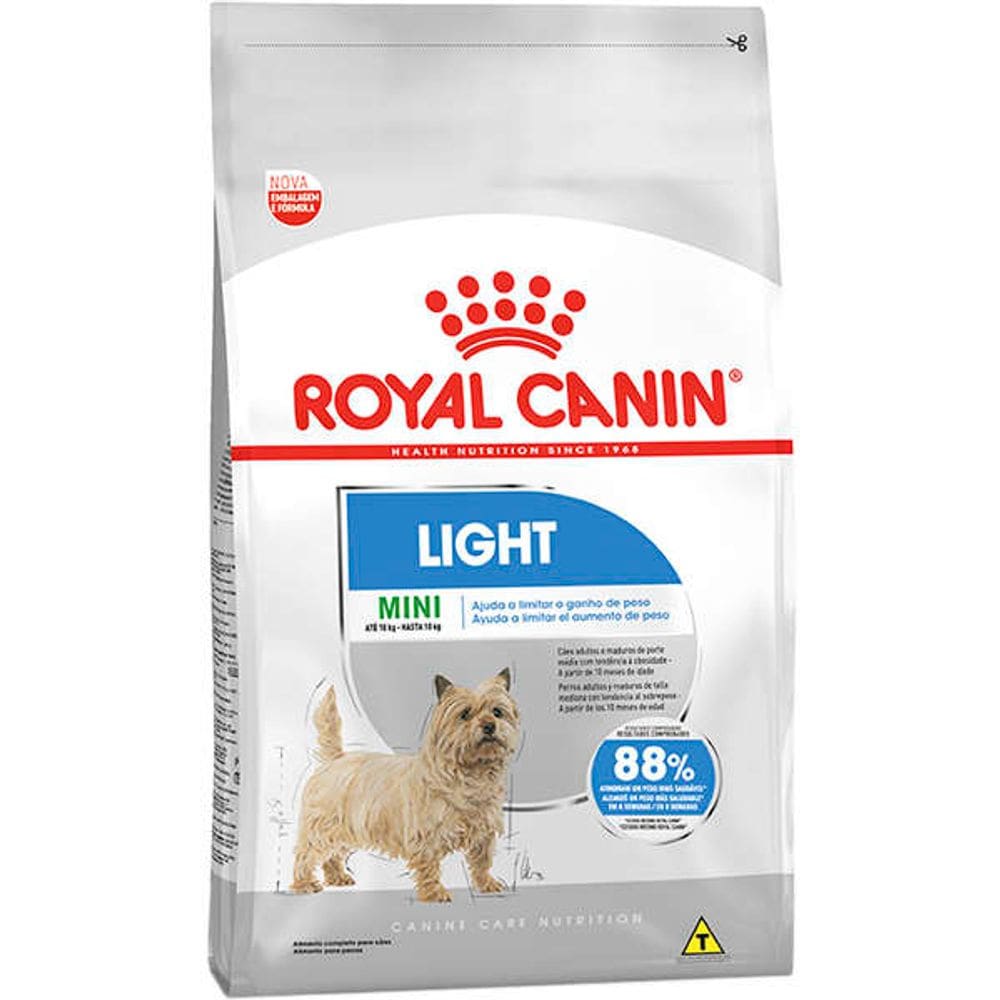 Royal Canin Cães Mini Light 2,5Kg