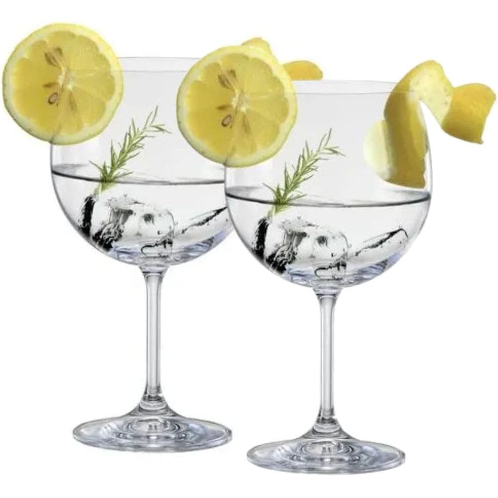 Jogo de 2 tacas para gin tonica Anna em cristal ecologico 60