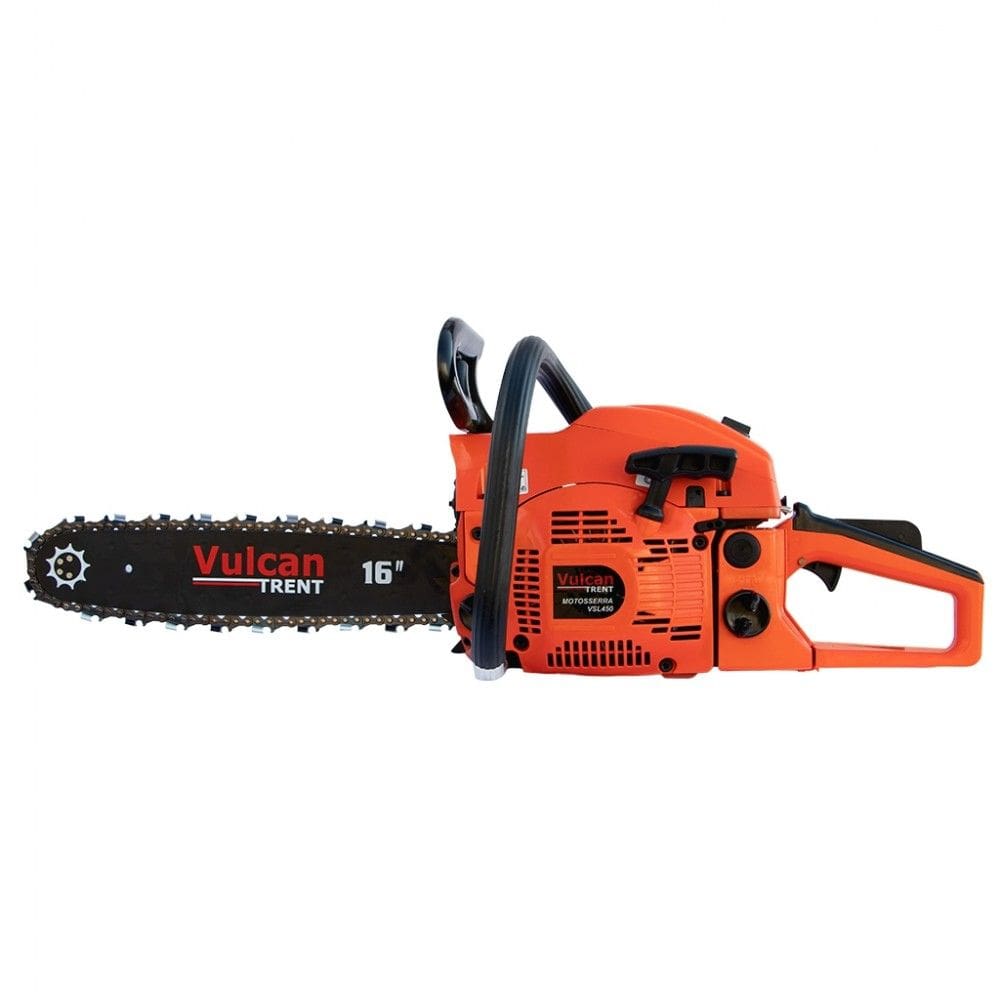 Motoserra Para Poda De Galhos e Desdobra de Madeira Vulcan Vsl550 55cc + Oleo Toyama 2T + Óculos + Luvas de Proteção