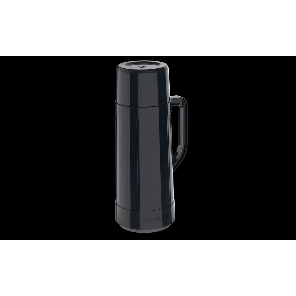 Garrafa Termica Topazio 1L Preto Soprano