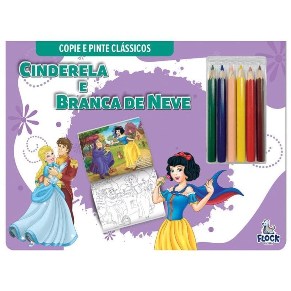 Copie E Pinte Classicos Cinderela E Branca De Neve
