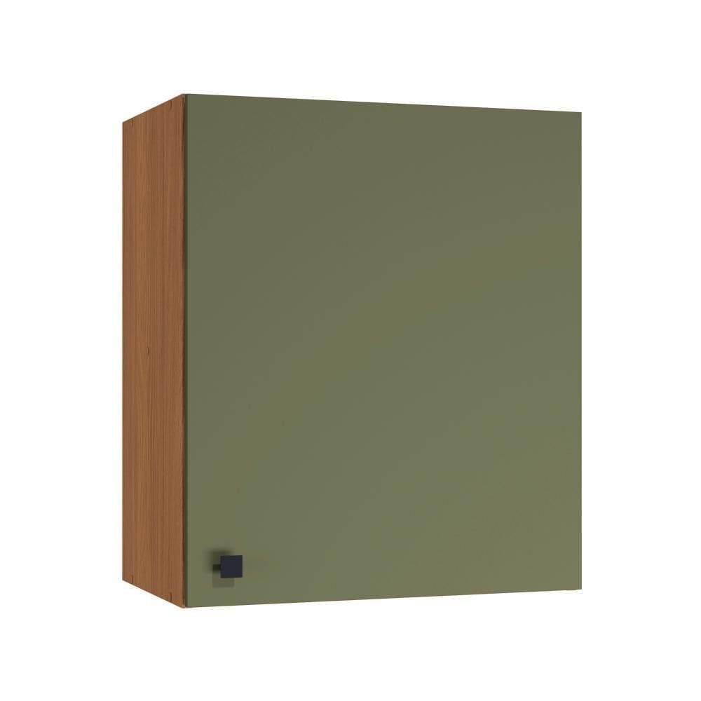 Armário Aéreo Kappesberg Pixel 1 Porta Canela/verde Frevo 60cm