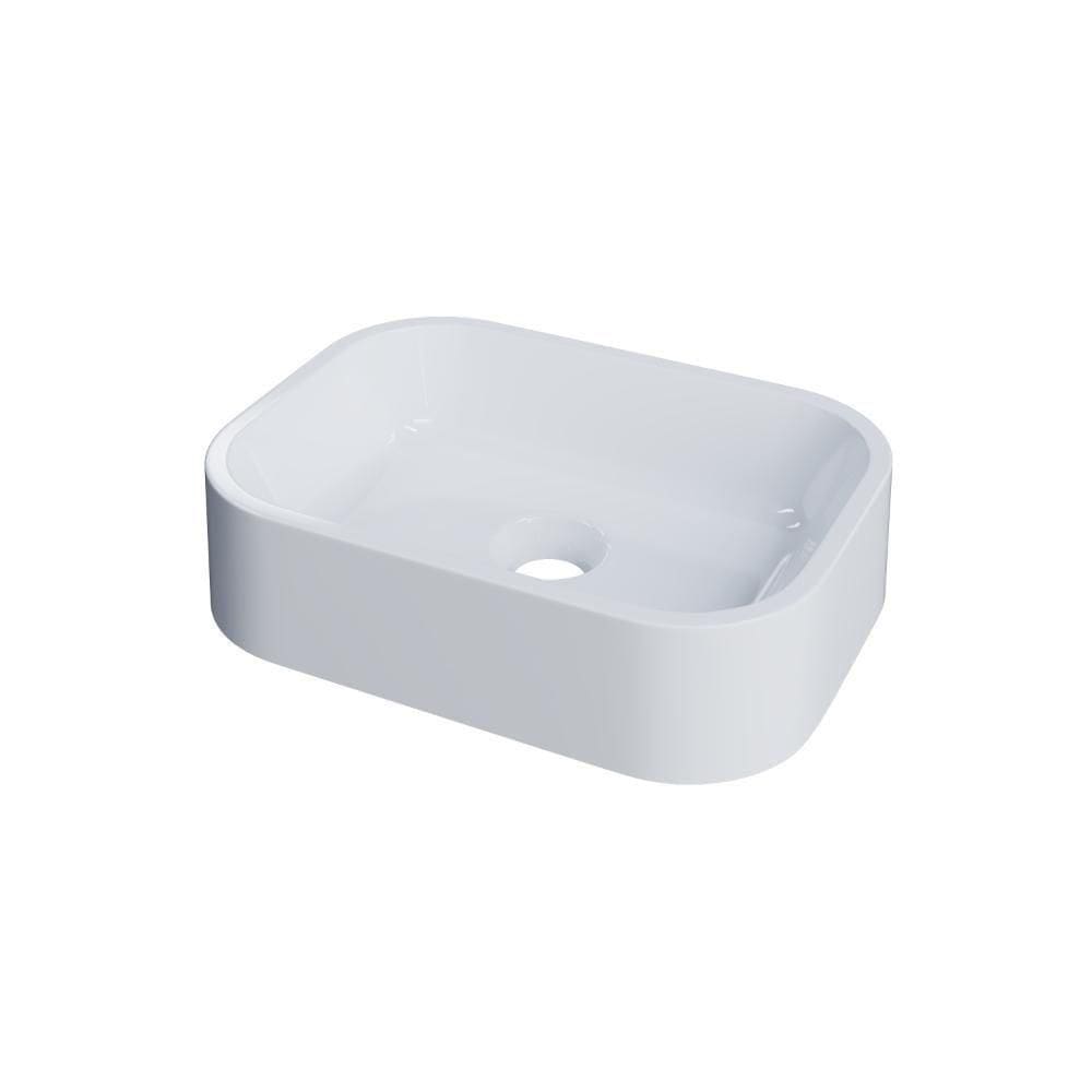 Cuba De Apoio Retangular Br37w Branca Branco Gel
