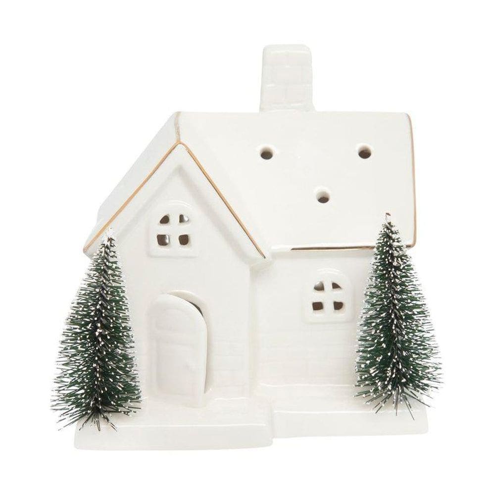 Adorno Casinha Home Style Led Joy Family 12 cm