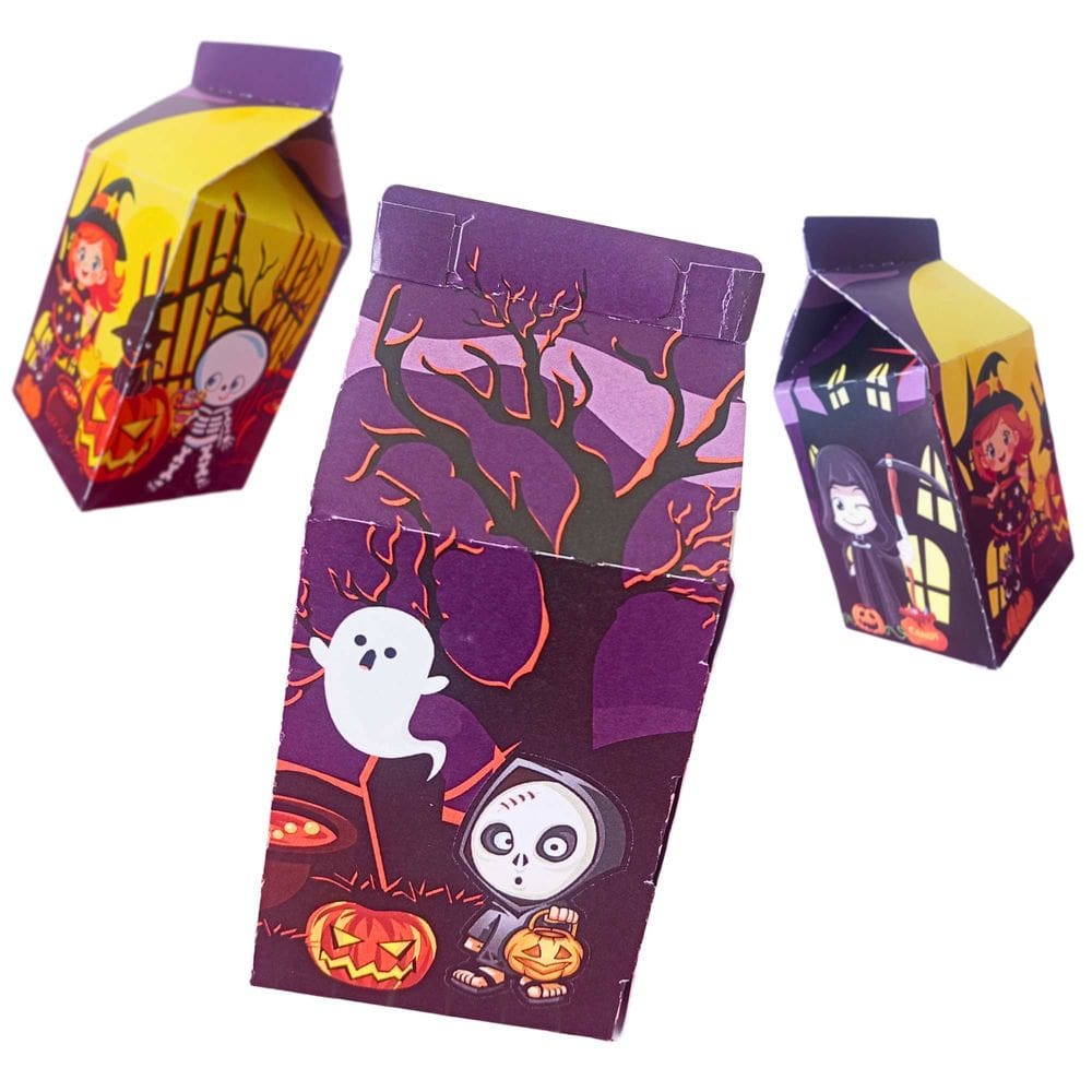 40 Caixinha Milk Decoração Halloween Kit Festa infantil lembrancinha Aniversario