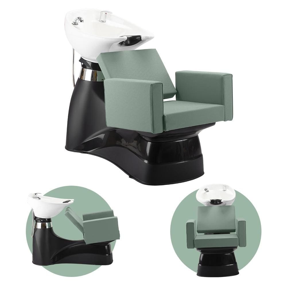 Lavatório de Cabelo Salão de Beleza Cabelereiro Barbeiro Profissional Verde