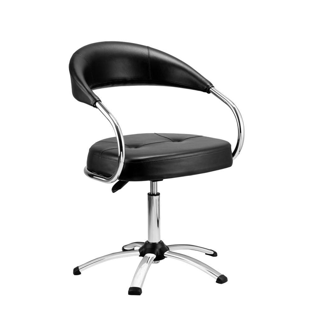 Cadeira de Cabeleireiro Manual Dompel Futura Stand Preto