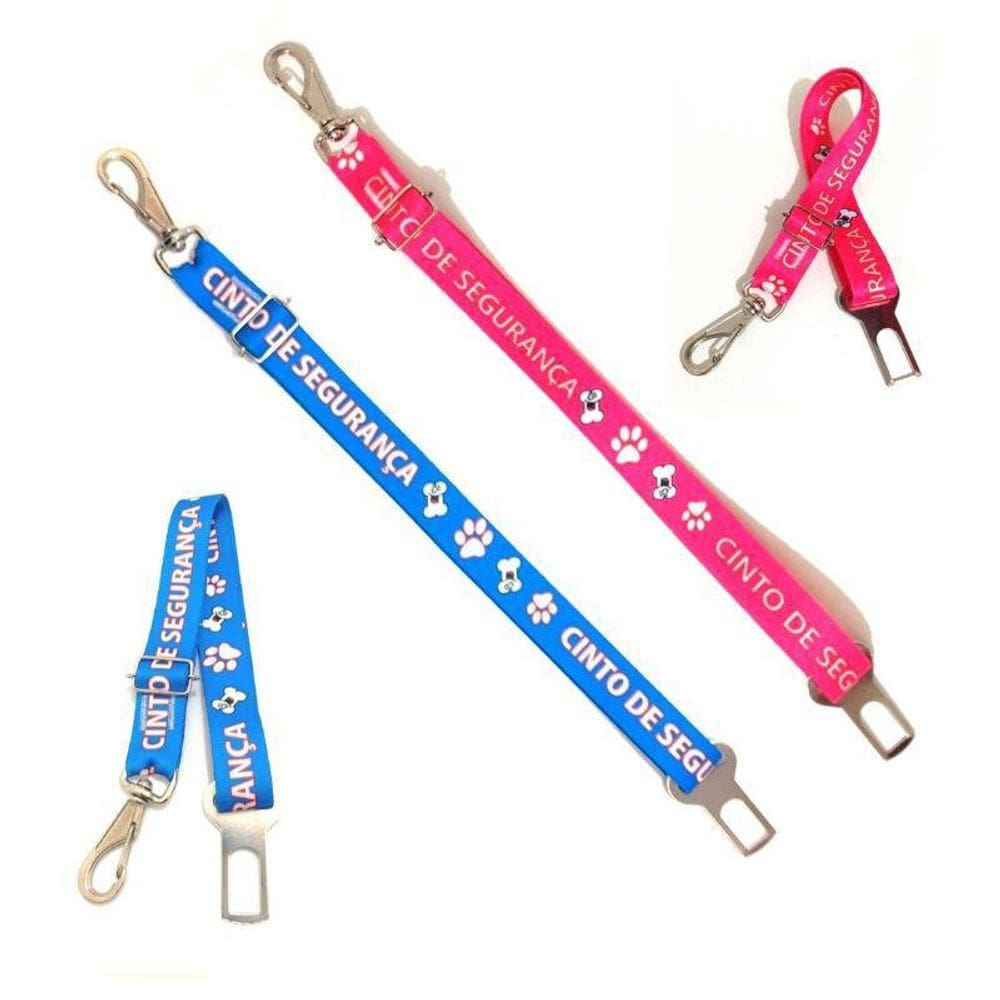 Kit Cinto De Segurança - Rosa E Azul