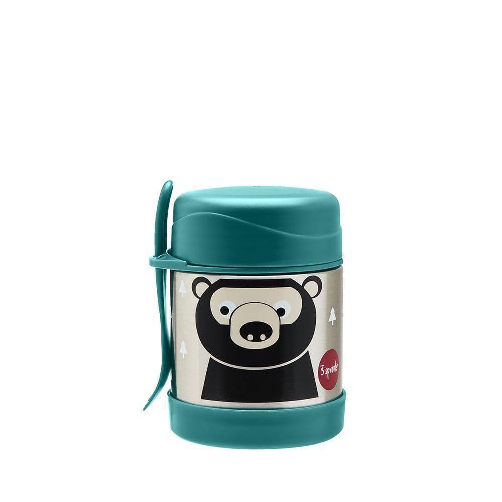 Pote Térmico Inox com Talher Urso - 3 Sprouts 350ml